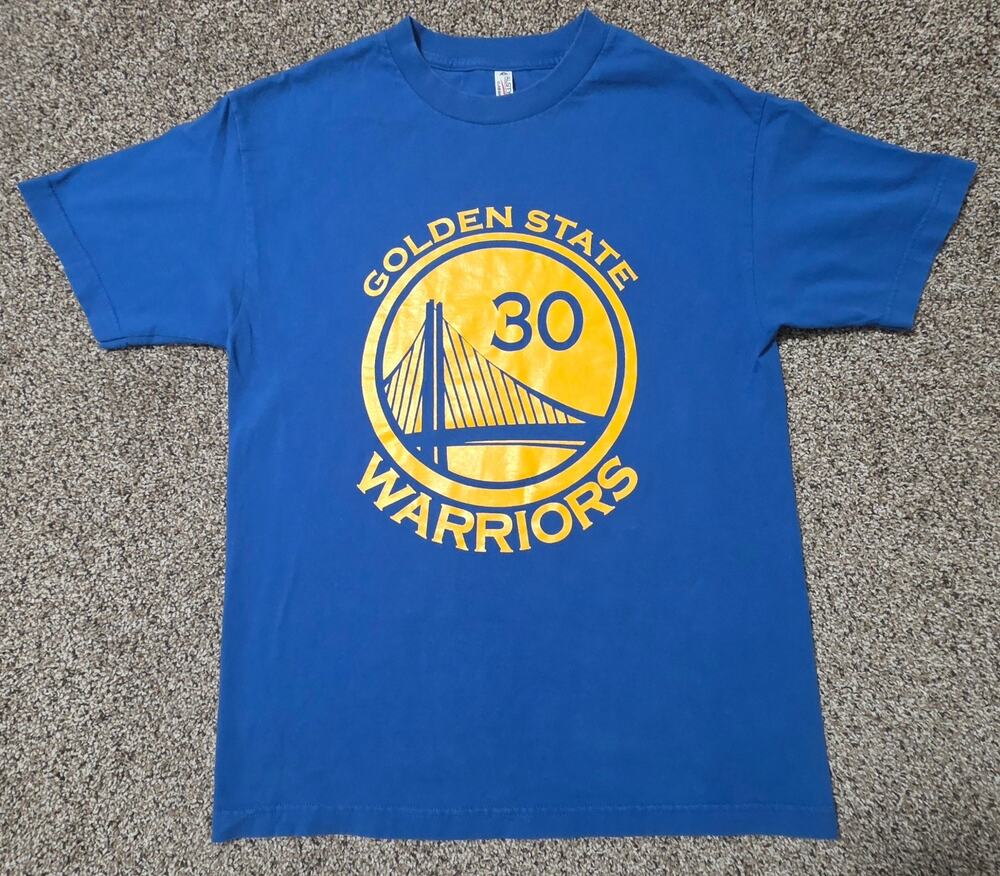 Golden State Warriors Stephen Curry 30 T Shirt Size M Blue Alstyle NBA Fan